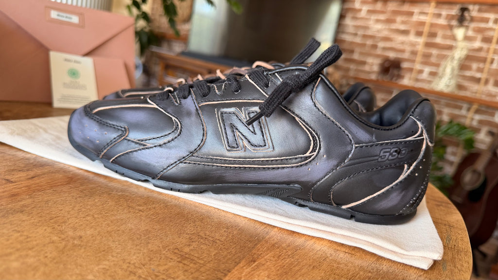 Miu Miu & New Balance Black Age Sneakers Unisex – Sizes 39, 40, 41
