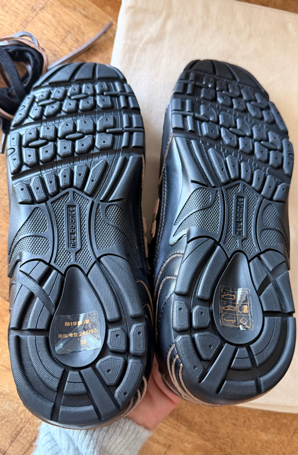 Miu Miu & New Balance Black Age Sneakers Unisex – Sizes 39, 40, 41