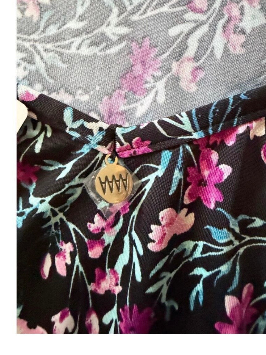 NWT Wicked Weasel Floral Maxi Dress High Slit Strappy Back Sexy
Resort L