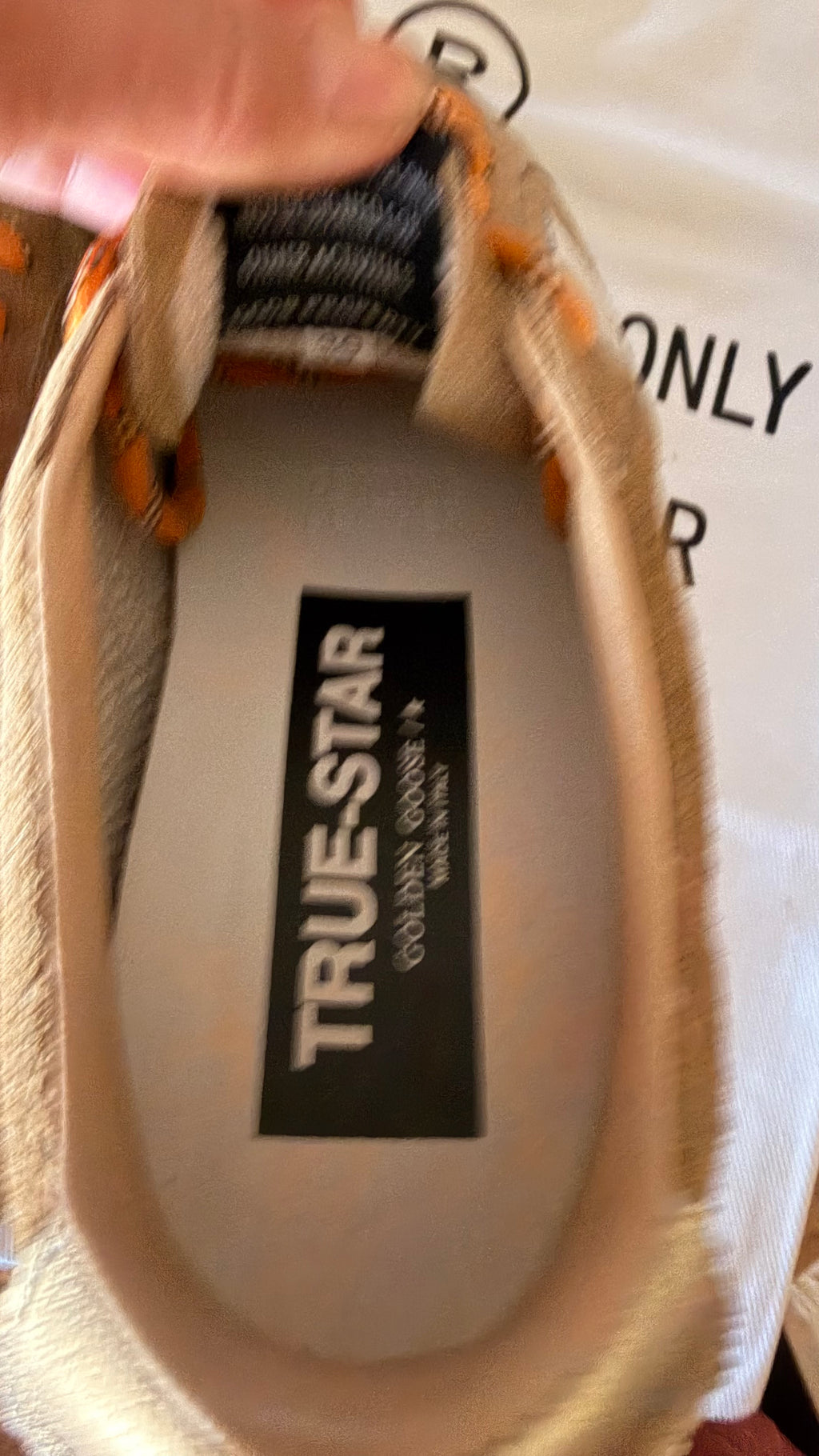 Golden Goose True-Star Sneakers EU 39 US Women 8.5 Suede Khaki Italy