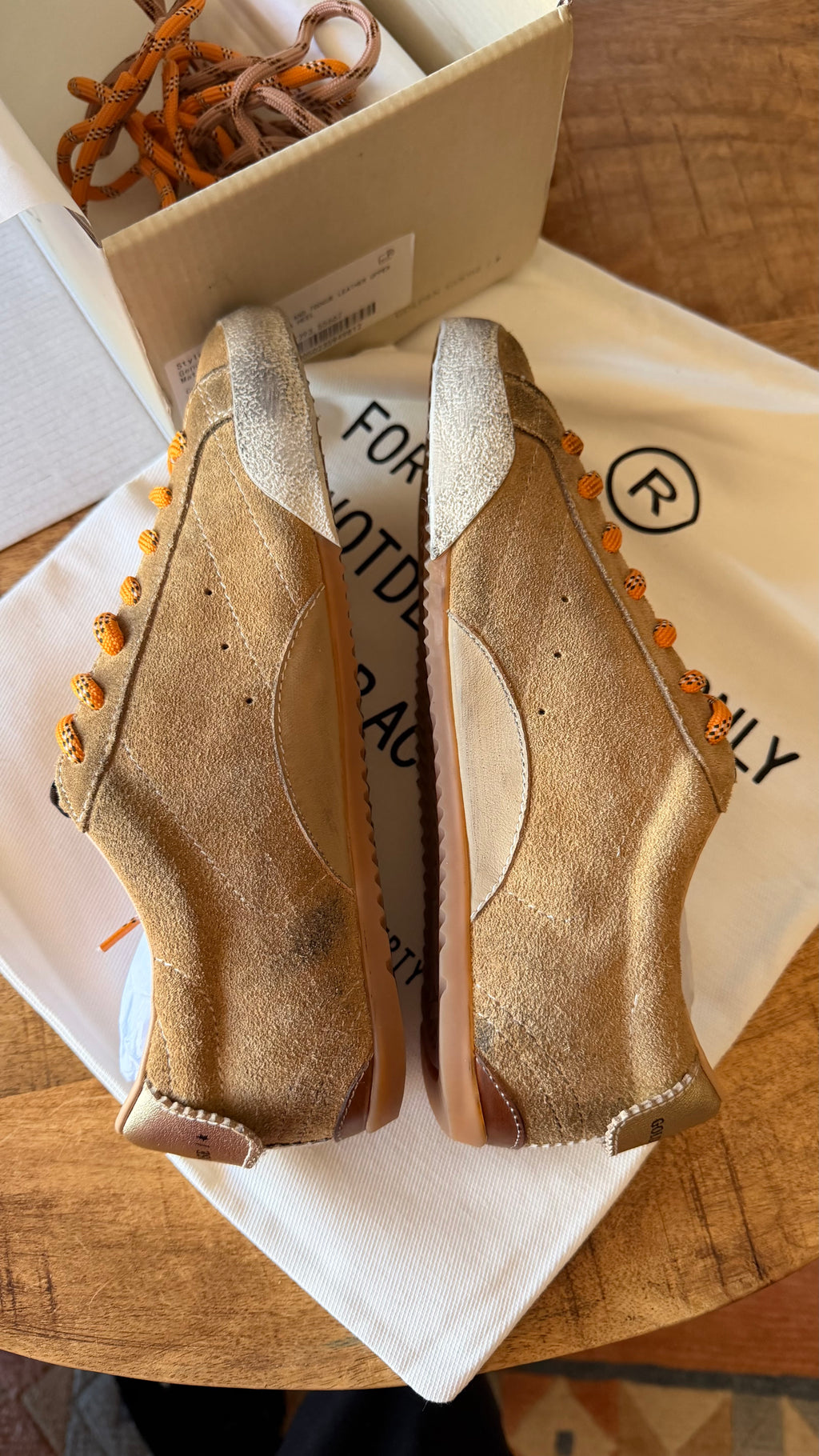 Golden Goose True-Star Sneakers EU 39 US Women 8.5 Suede Khaki Italy