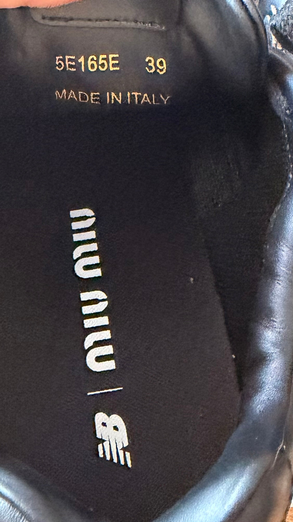 Miu Miu & New Balance Black Age Sneakers Unisex – Sizes 39, 40, 41